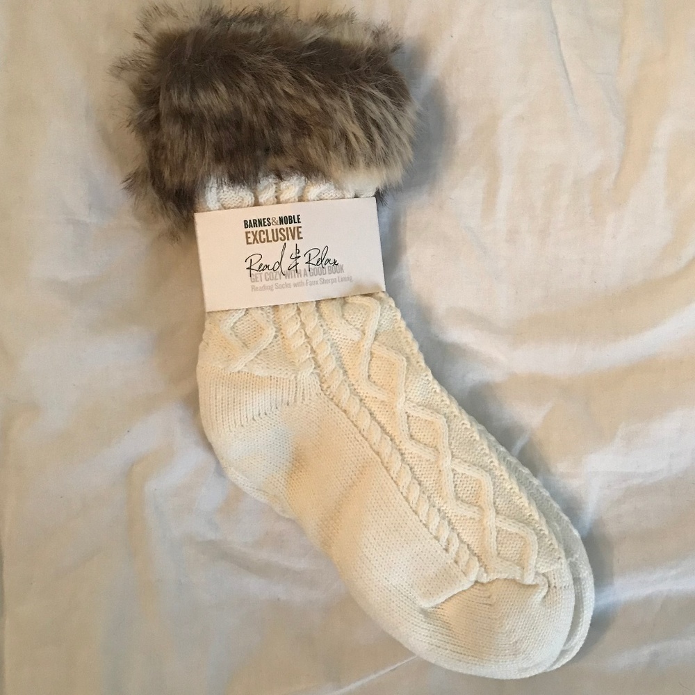 Fuzzy Socks With Faux Sherpa Lining